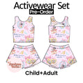 Girl Tea Cups| Activewear Set Preorder Ships Late July