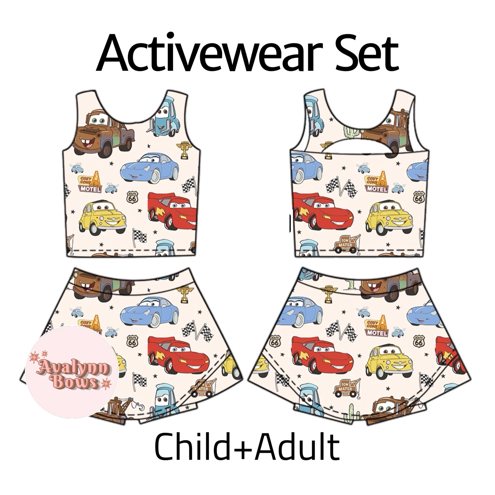 Car | Activewear Set Preorder Ships Late July