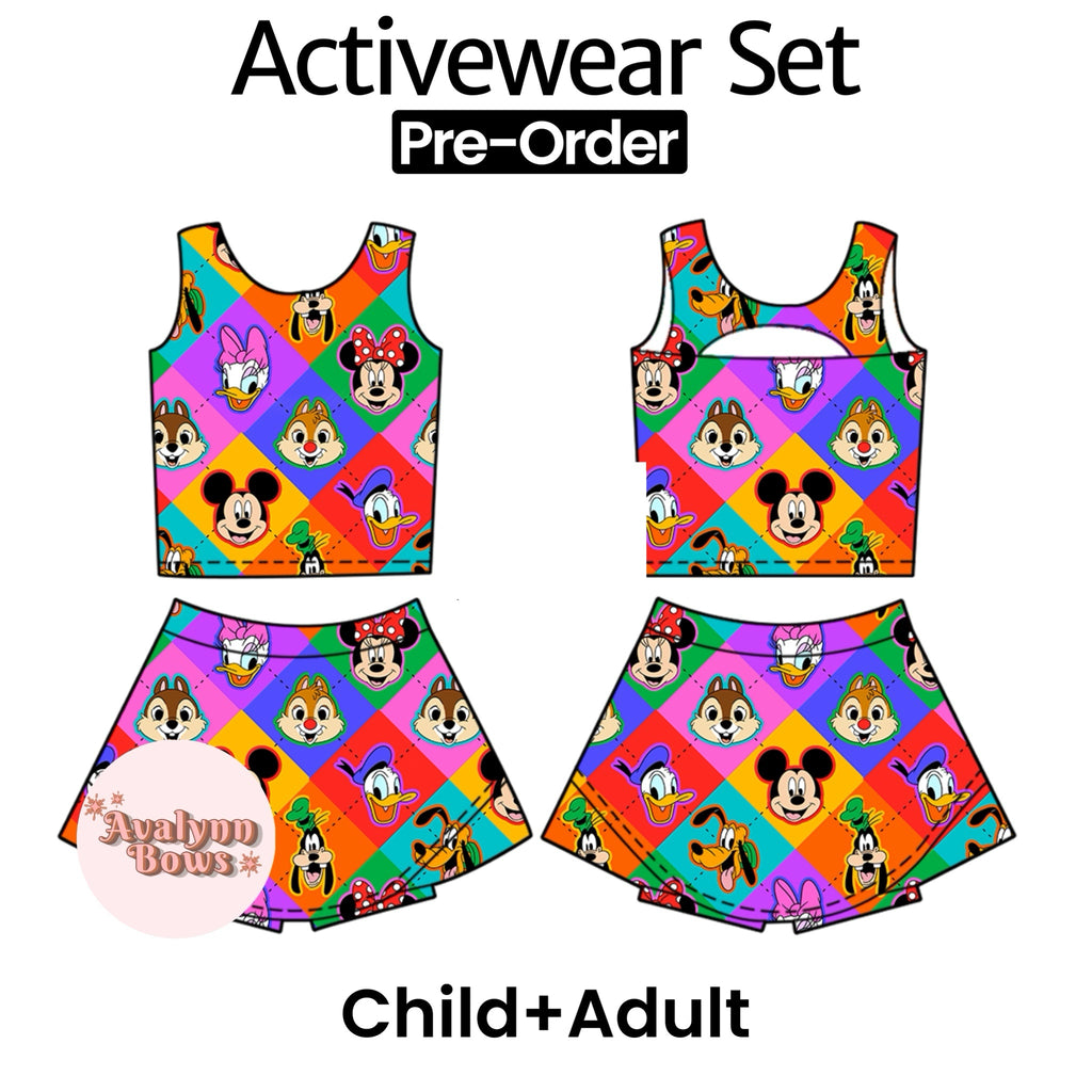 Friends & Mouse | Activewear Set Preorder Ships Late July