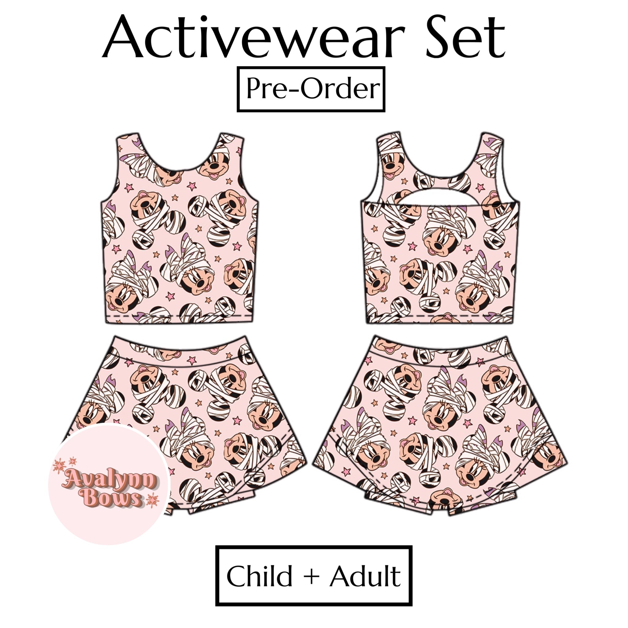 Halloween | Activewear Set Preorder Ships Late July