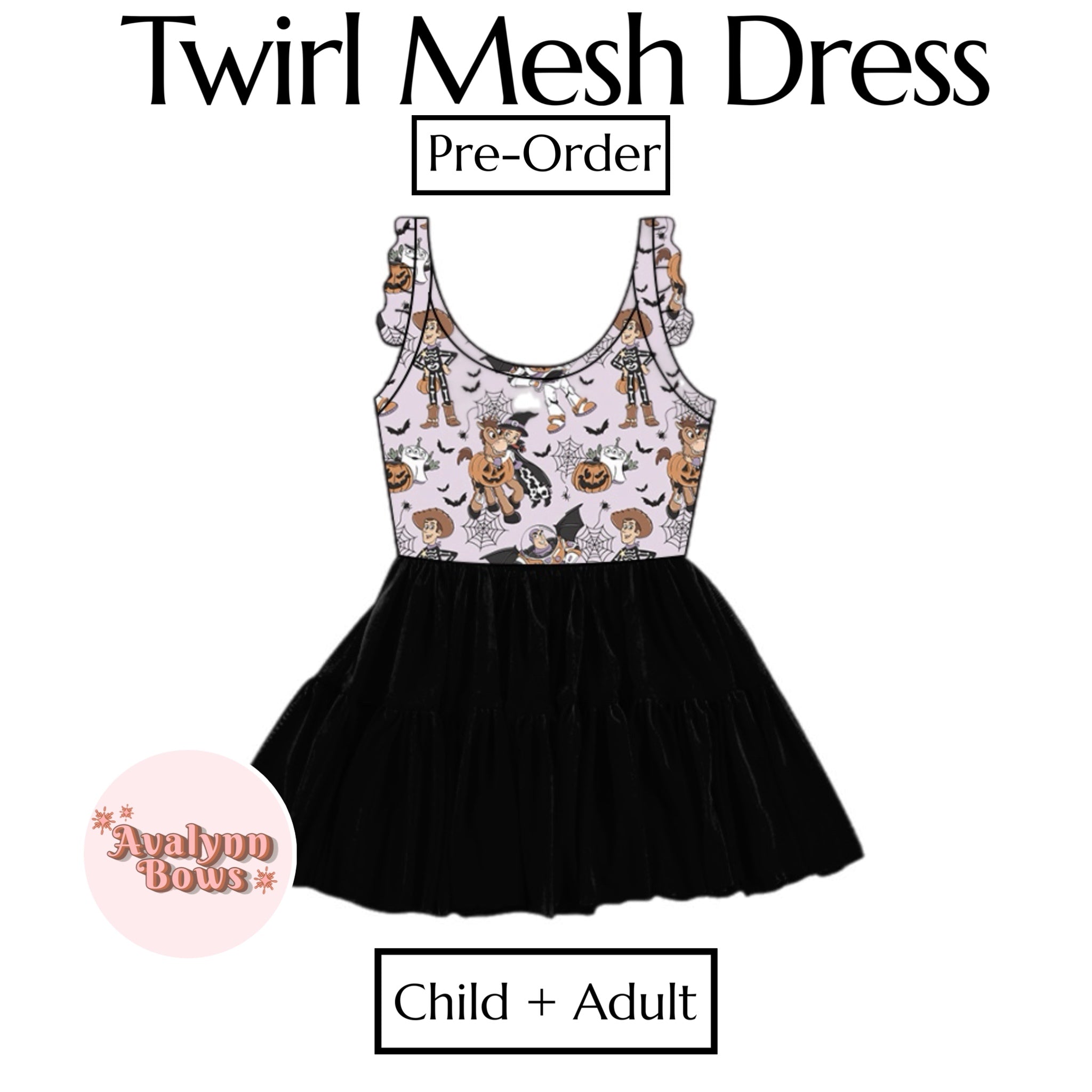 Halloween | Twirl Mesh Dress Ships Late July