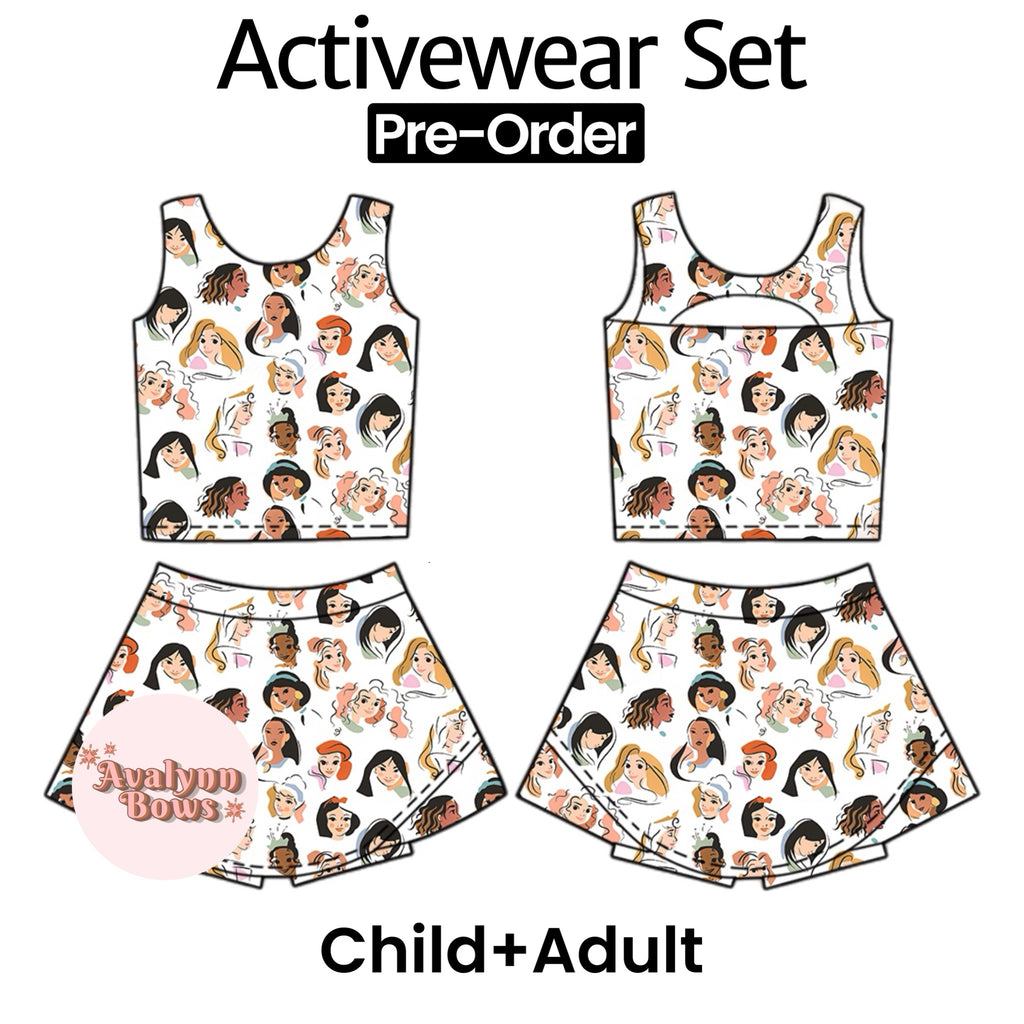 Princesses | Activewear Set Preorder Ships Late July