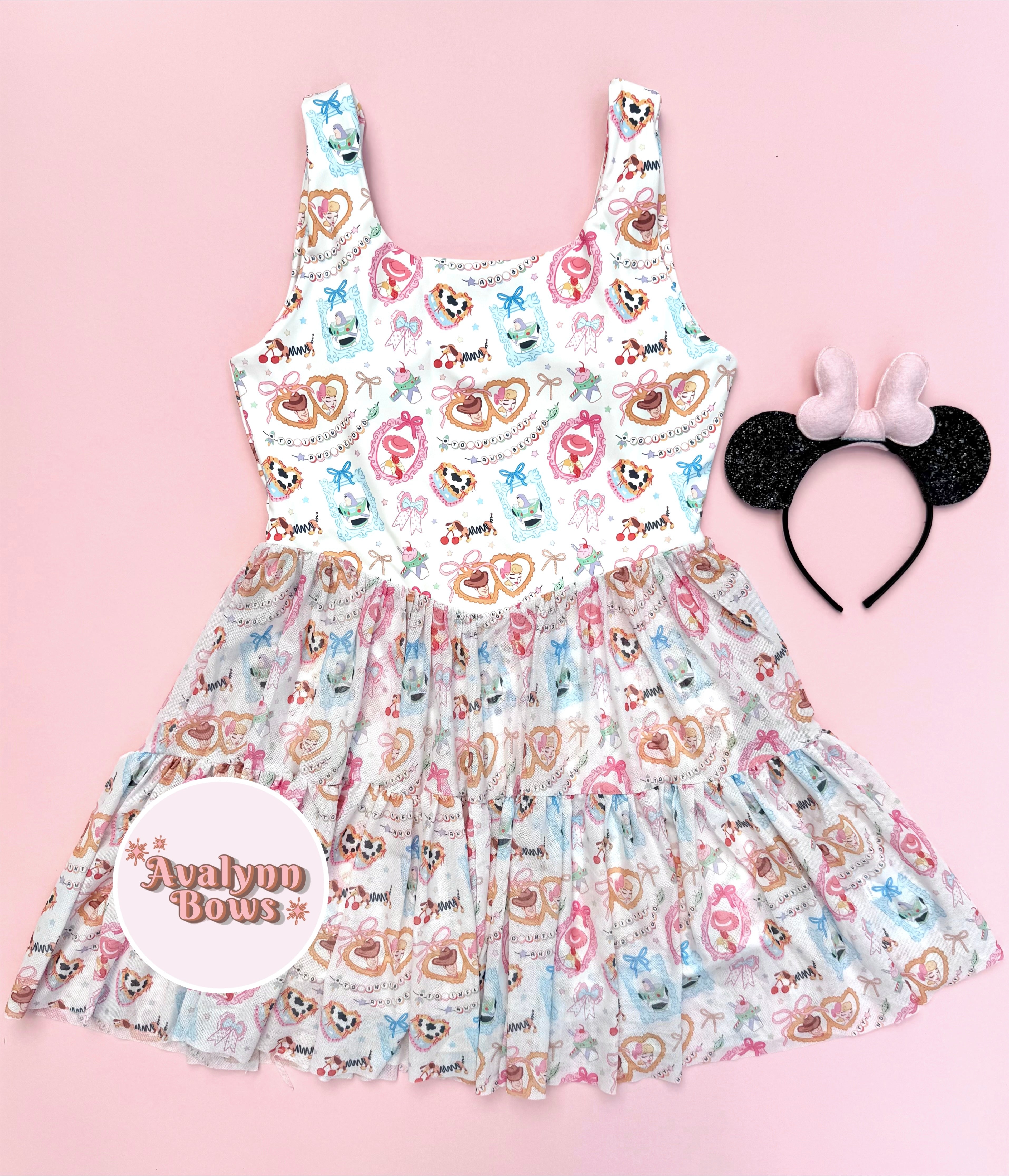 Toy Friends | Twirl Mesh Dress