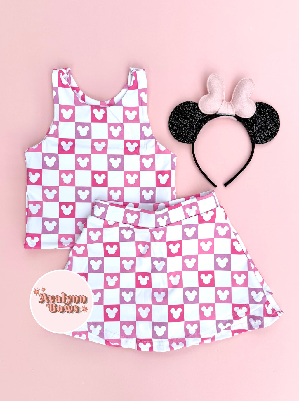 Checkered Mouse| Activewear Set