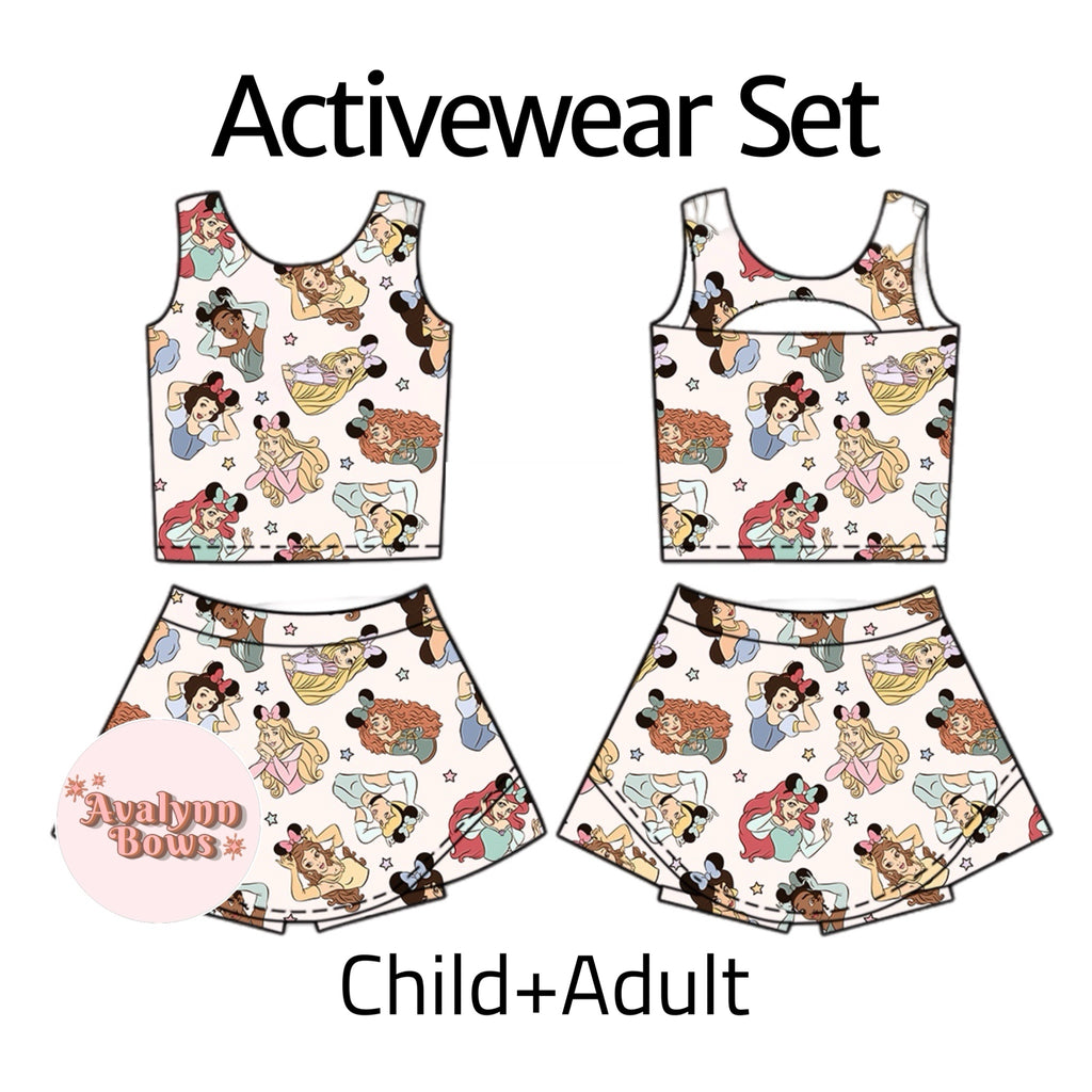 Princess | Activewear Set Preorder Ships Late July